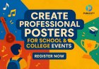 Create Professional Posters for School & College Events