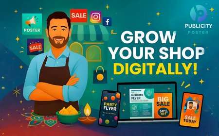 How Publicity Poster Helps Small Shops Grow Digitally