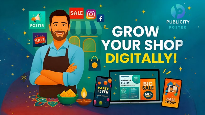 How Publicity Poster Helps Small Shops Grow Digitally