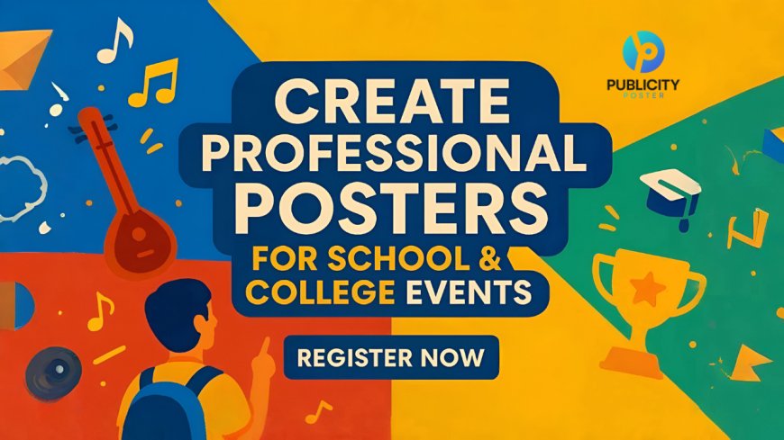 Create Professional Posters for School & College Events