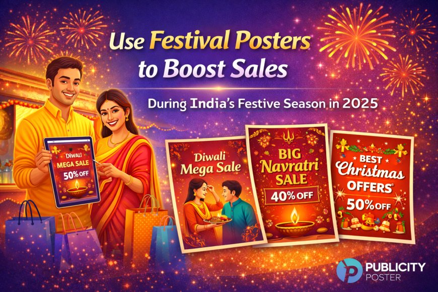 How to Use Festival Posters to Boost Sales During India’s Festive Season in 2025