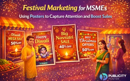 Festival Marketing for MSMEs: Using Posters to Capture Attention and Boost Sales
