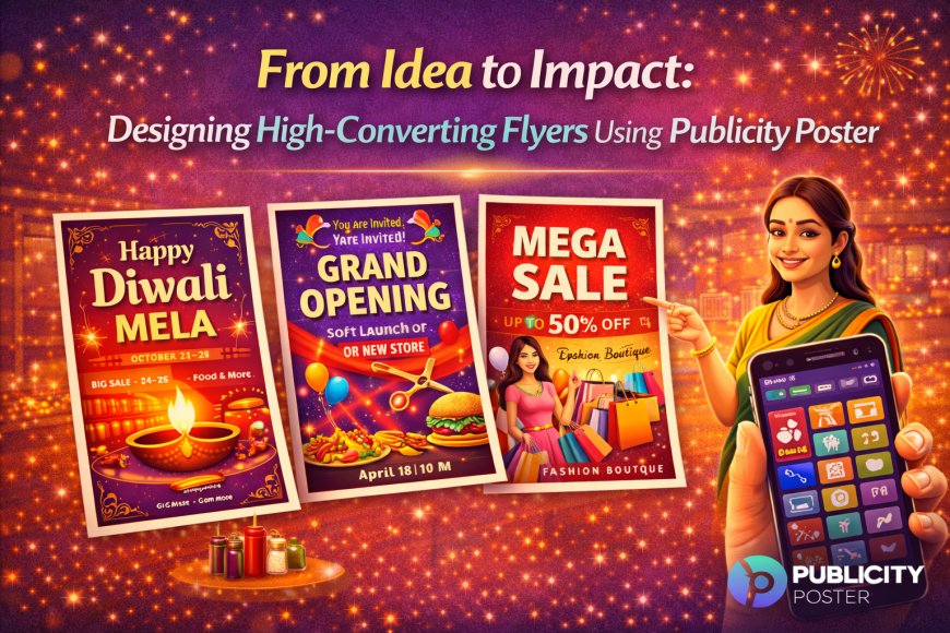 From Idea to Impact: Designing High-Converting Flyers Using Publicity Poster