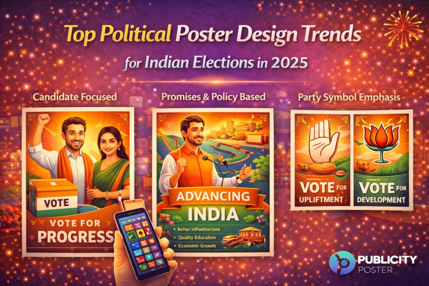 Top Political Poster Design Trends for Indian Elections in 2025