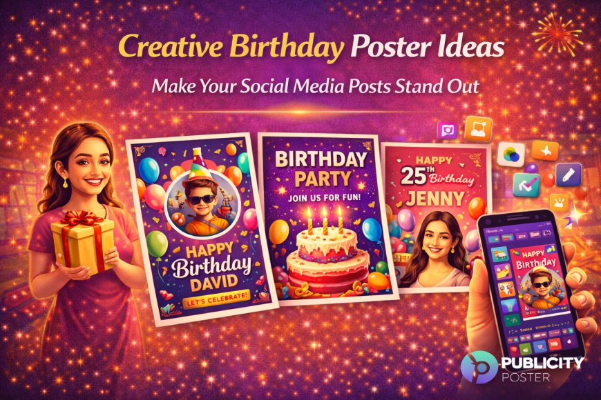 Creative Birthday Poster Ideas to Make Your Social Media Posts Stand Out