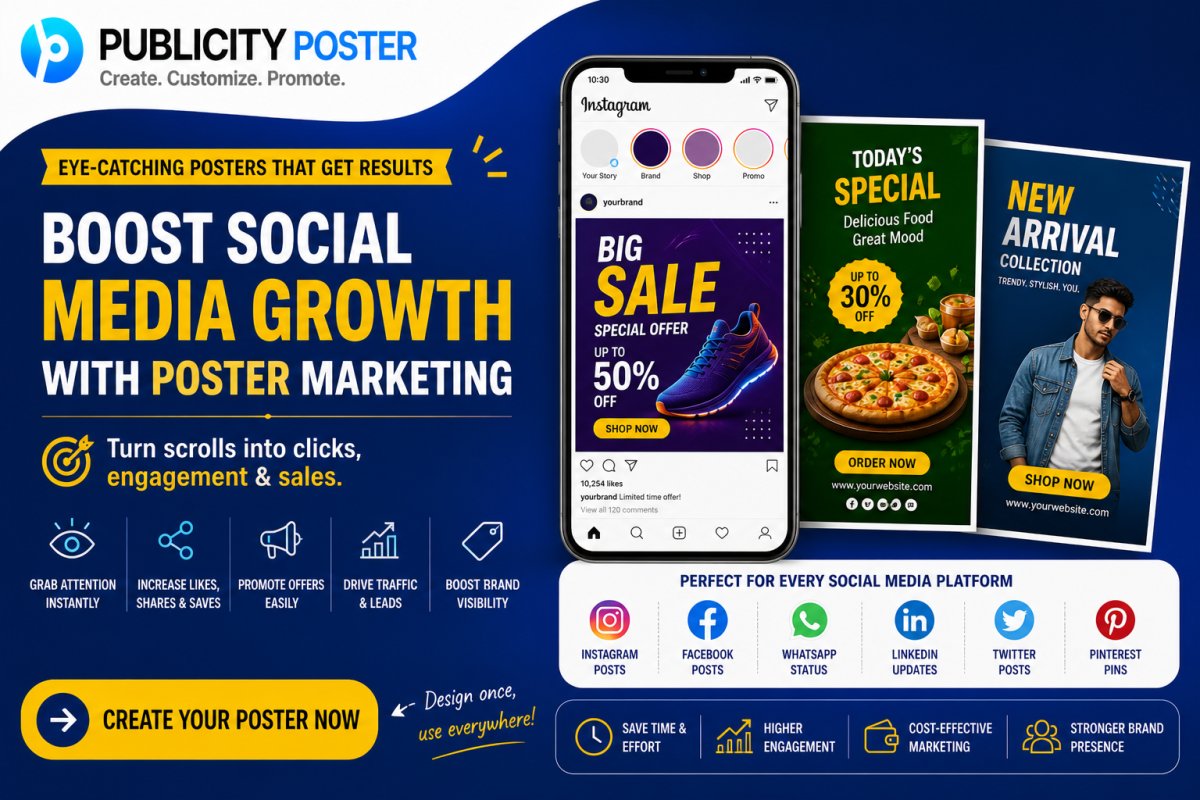 5 Marketing Hacks Using Posters on WhatsApp & Instagram