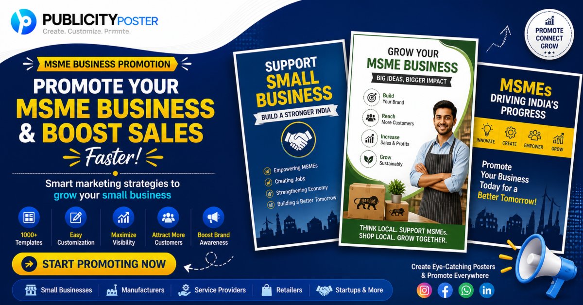 How MSMEs Can Promote Their Business With Festival Posters