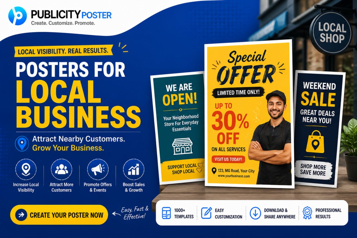 How Posters Improve Local Business Visibility