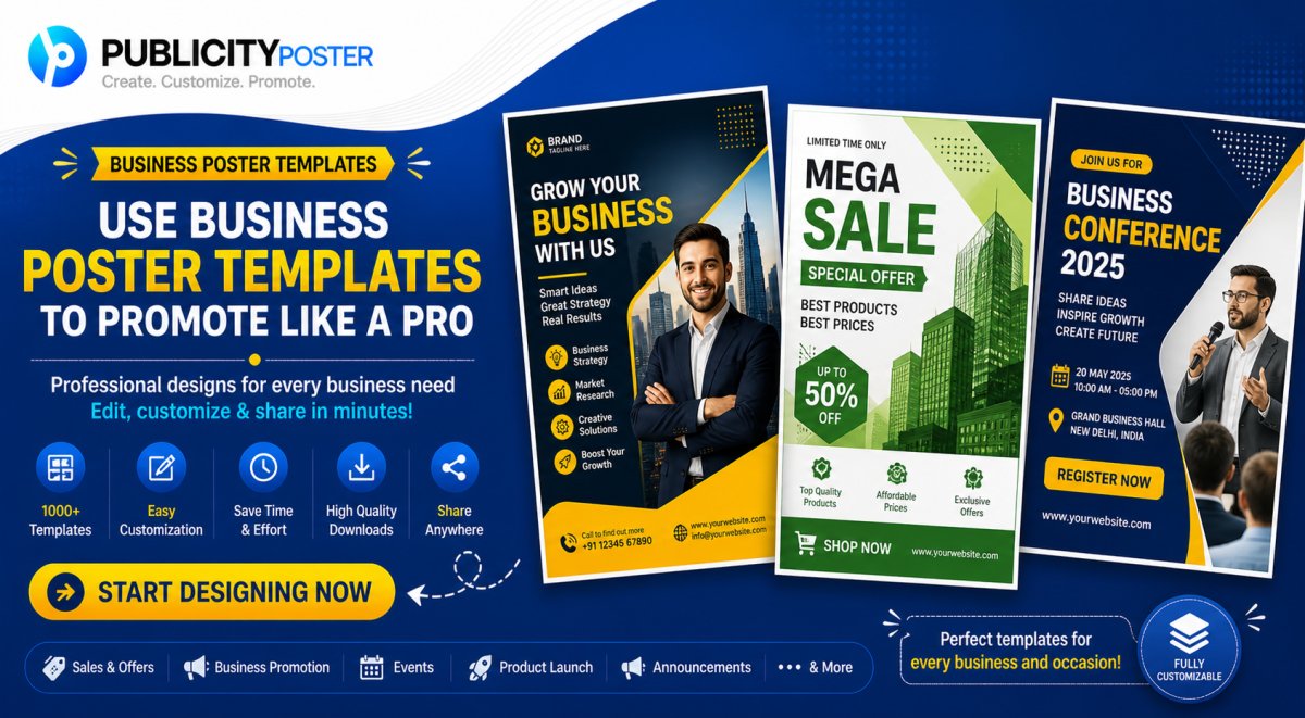 Top Business Poster Templates for Daily Promotions