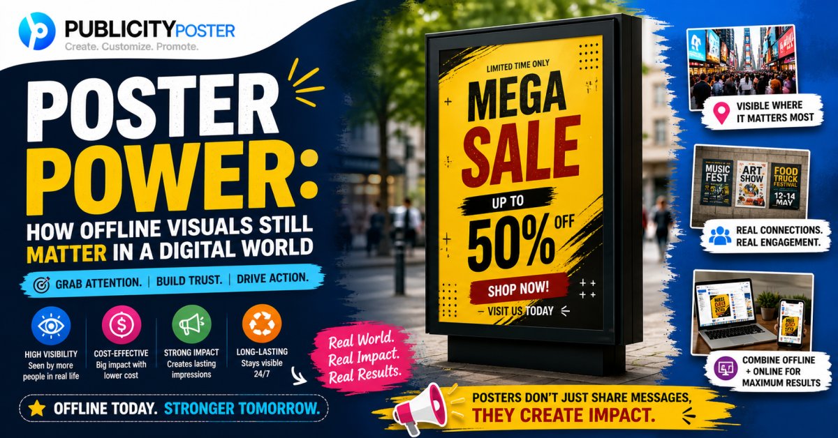 Poster Power: How Offline Visuals Still Matter in a Digital World
