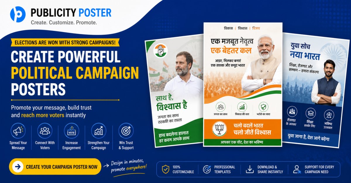 The Role of Posters in Political Campaign Branding
