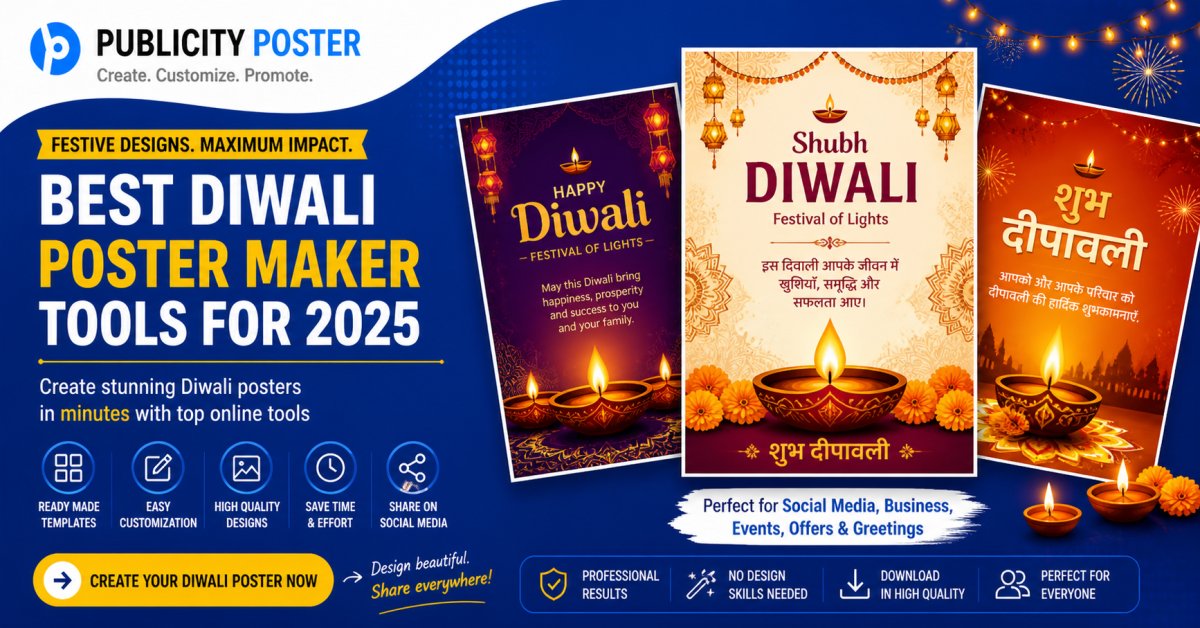 Best Tools for Creating Diwali Posters Online