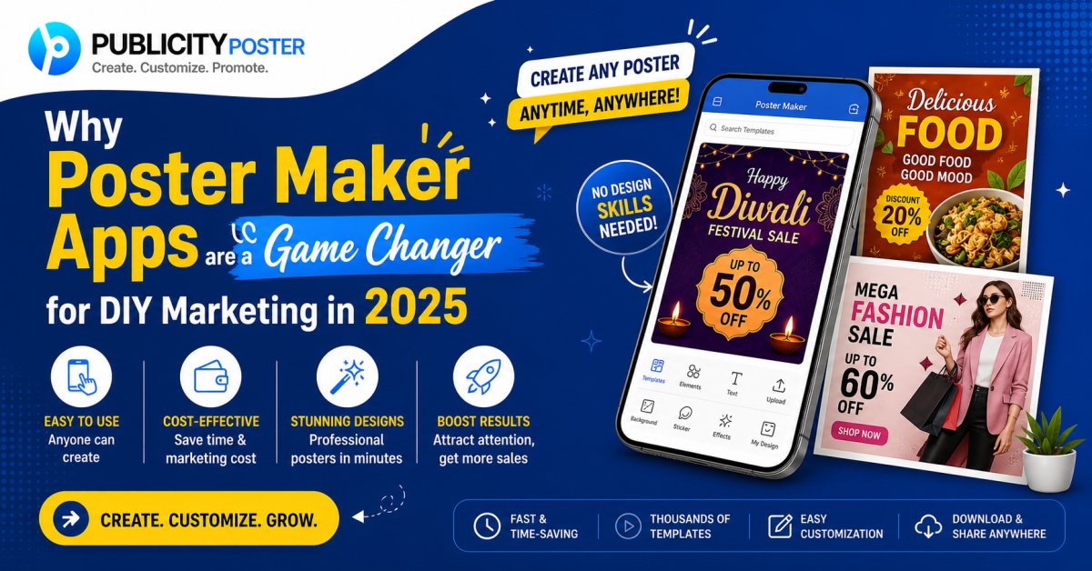 Why Poster Maker Apps Are a Game-Changer for DIY Marketing in 2025
