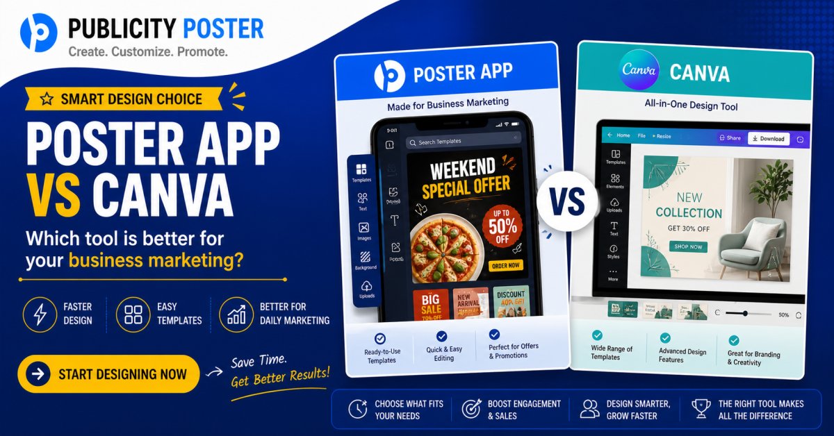 Publicity Poster vs. Canva: Which is Better for You?