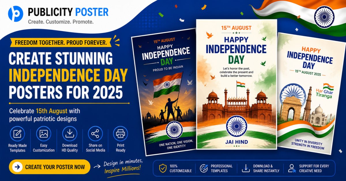 Best Independence Day Poster Designs for 2025