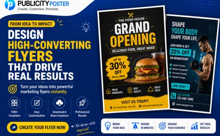 From Idea to Impact: Designing High-Converting Flyers Using Publicity Poster