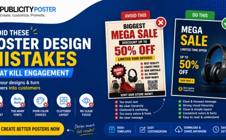 7 Common Poster Design Mistakes to Avoid