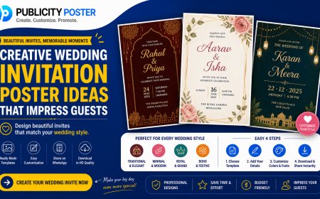 Top 5 Wedding Invitation Poster Ideas