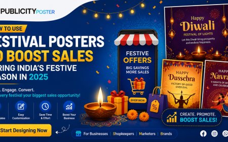 How to Use Festival Posters to Boost Sales During India’s Festive Season in 2025