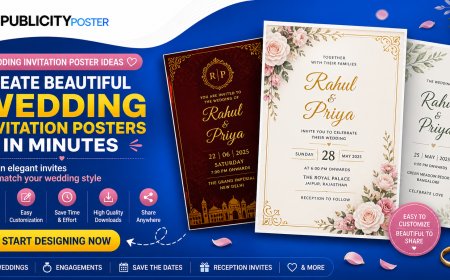 Top 5 Wedding Invitation Poster Ideas