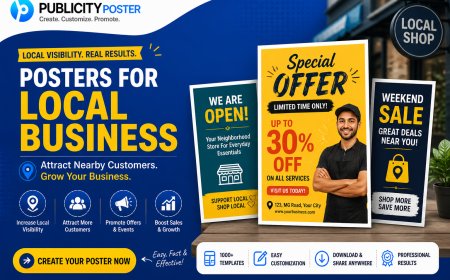 How Posters Improve Local Business Visibility