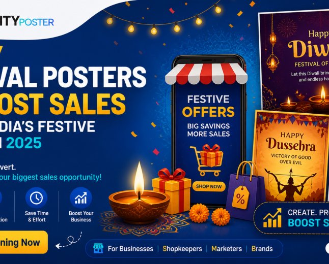 How to Use Festival Posters to Boost Sales During India’s Festive Season in 2025